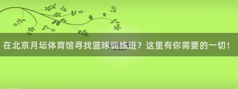 尊龙2021年最新消息：在北京月坛体育馆寻找篮球训练