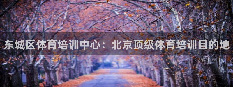 尊龙d88官网登录下载：东城区体育培训中心：北京顶级
