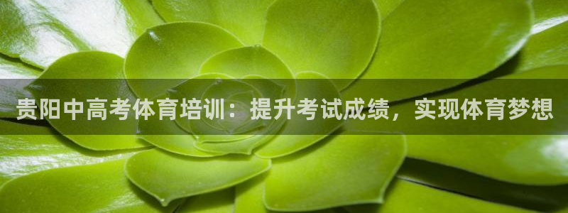 尊龙凯时代理佣金发不发：贵阳中高考体育培训：提升考试