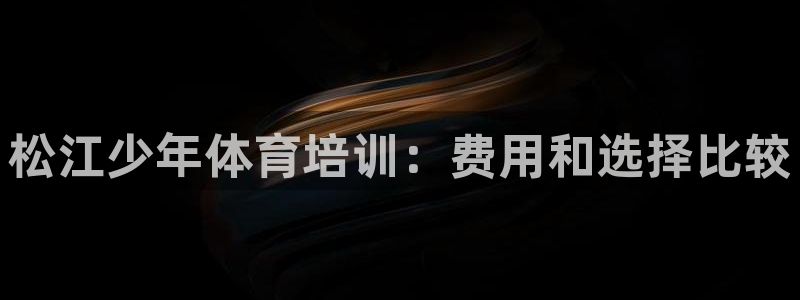 凯时kb88kb88：松江少年体育培训：费用和选择比