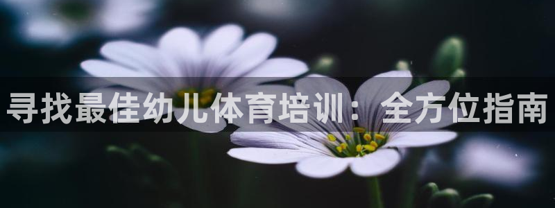 尊龙凯时 人生就是搏首页：寻找最佳幼儿体育培训：全方