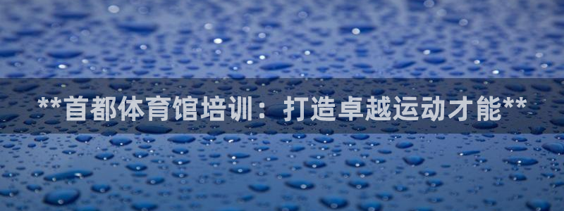 尊龙凯时网：**首都体育馆培训：打造卓越运动才能**